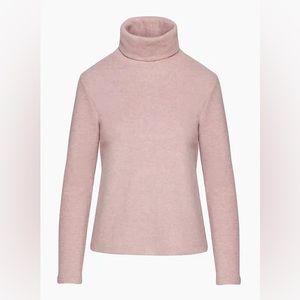 Aritzia The Group by Babaton Lewis turtleneck. Heather Mauvedust (pink) US S